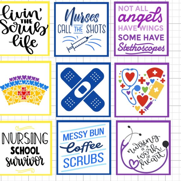 Nurse Sticker Set Journal Diary Planner Set - Picture 4 of 6